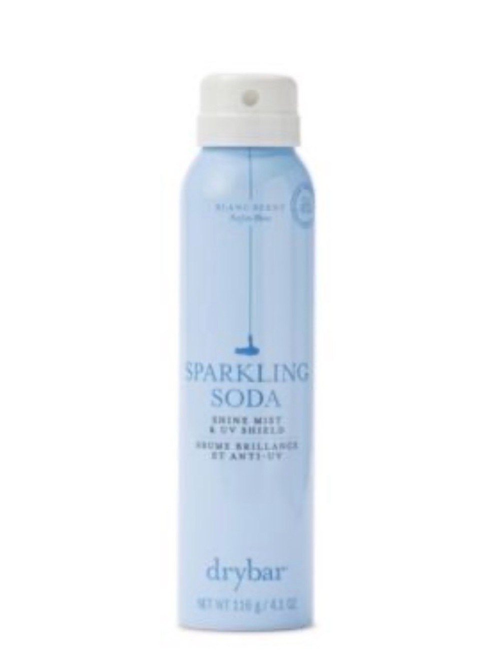 Drybar Sparkling Soda Shine Mist - Light Blue Bottle